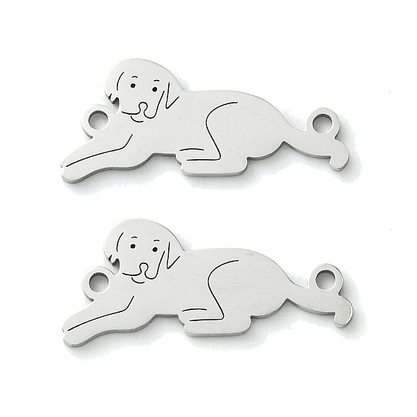PandaHall 201 Stainless Steel Connector Charms, Laser Cut, Dog Link, Stainless Steel Color, 9.5x21x1mm, Hole: 1.4mm 201 Stainless Steel Dog
PandaHall 201 Stainless Steel Connector Charms, Laser Cut, Dog Link, Stainless Steel Color, 9.5x21x1mm, Hole: 1.4mm 201 Stainless Steel Dog
