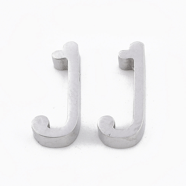 PandaHall 304 Stainless Steel Pendants, Stainless Steel Color, Letter, Letter.J, 13x6x3mm, Hole: 1.8mm 304 Stainless Steel Letter J
PandaHall 304 Stainless Steel Pendants, Stainless Steel Color, Letter, Letter.J, 13x6x3mm, Hole: 1.8mm 304 Stainless Steel Letter J
