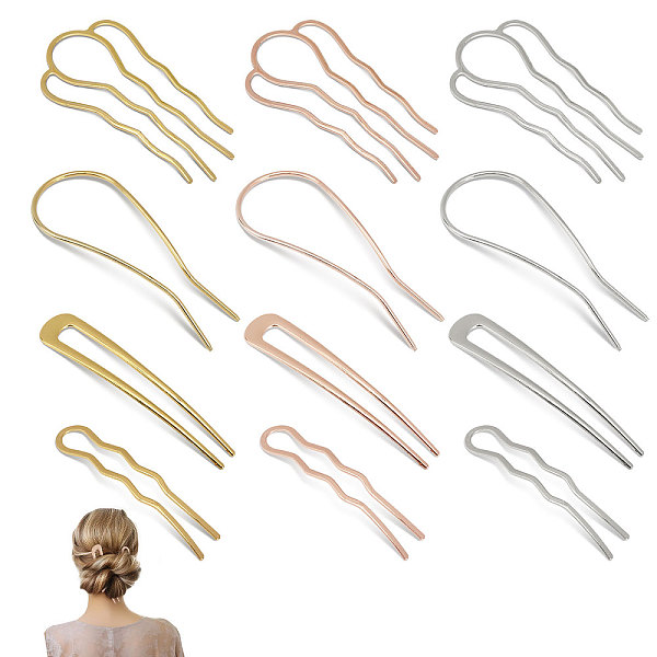 PandaHall CHGCRAFT 12Styles U-Shape Metal Hair Combs Oval Side Comb Brass Hair Fork Bride Hairpin French Style Hair Stick DIY Hairpins for...
PandaHall CHGCRAFT 12Styles U-Shape Metal Hair Combs Oval Side Comb Brass Hair Fork Bride Hairpin French Style Hair Stick DIY Hairpins for...