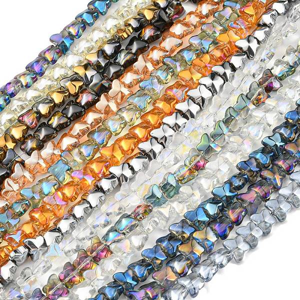 PandaHall Electroplate Glass Beads Strands, Butterfly, Mixed Style, Mixed Color, 8x10x6mm, Hole: 1mm, about 90pcs/strand, 10.08 inch(25.6cm)..., Multicolor
PandaHall Electroplate Glass Beads Strands, Butterfly, Mixed Style, Mixed Color, 8x10x6mm, Hole: 1mm, about 90pcs/strand, 10.08 inch(25.6cm)..., Multicolor