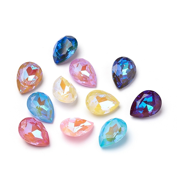 PandaHall Glass Rhinestone Cabochons, Mocha Fluorescent Style, Pointed Back, Faceted, Teardrop, Mixed Color, 18x13x7mm Glass Rhinestone..., Multicolor
PandaHall Glass Rhinestone Cabochons, Mocha Fluorescent Style, Pointed Back, Faceted, Teardrop, Mixed Color, 18x13x7mm Glass Rhinestone..., Multicolor
