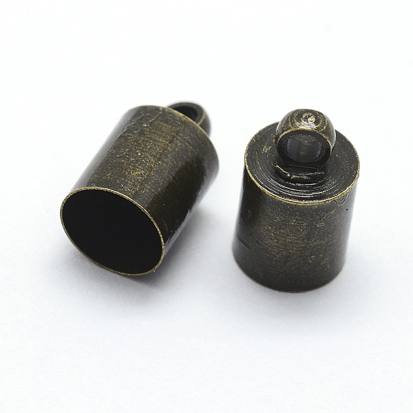 PandaHall Brass Cord Ends, End Caps, Nickel Free, Antique Bronze, 10x6mm, Hole: 2mm, Inner Diameter: 5.5mm Brass
PandaHall Brass Cord Ends, End Caps, Nickel Free, Antique Bronze, 10x6mm, Hole: 2mm, Inner Diameter: 5.5mm Brass