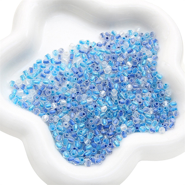 PandaHall 100Pcs Transparent Glass Beads, Faceted, Bicone, Dodger Blue, 4.5x3.5mm, Hole: 1.6mm, 100pcs/set Glass Bicone
PandaHall 100Pcs Transparent Glass Beads, Faceted, Bicone, Dodger Blue, 4.5x3.5mm, Hole: 1.6mm, 100pcs/set Glass Bicone