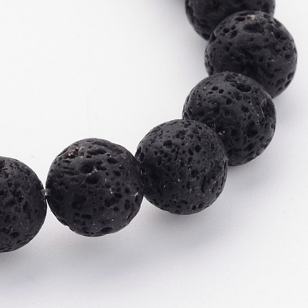 PandaHall Natural Lava Rock Beads Strands, Black, Round, 8mm, Hole: 1mm, about 47pcs/strand, 15 inch Lava Rock Round Black
PandaHall Natural Lava Rock Beads Strands, Black, Round, 8mm, Hole: 1mm, about 47pcs/strand, 15 inch Lava Rock Round Black