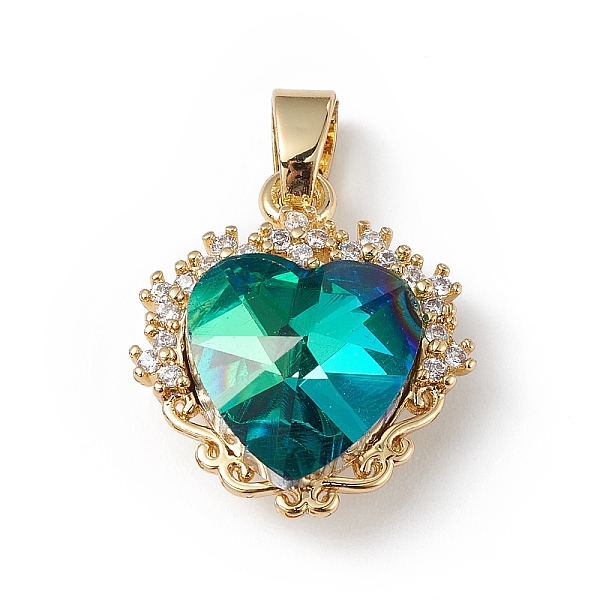 PandaHall Real 18K Gold Plated Rack Plating Brass Micro Pave Clear Cubic Zirconia Pendants, with Glass, Long-Lasting Plated, Cadmium Free &...
PandaHall Real 18K Gold Plated Rack Plating Brass Micro Pave Clear Cubic Zirconia Pendants, with Glass, Long-Lasting Plated, Cadmium Free &...