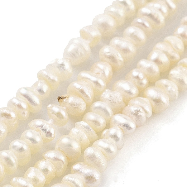 PandaHall Natural Keshi Pearl Cultured Freshwater Pearl Beads Strands, Baroque Pearls, Grade 4A+, Nuggets, Navajo White, 1.8~2.3mm, Hole...
PandaHall Natural Keshi Pearl Cultured Freshwater Pearl Beads Strands, Baroque Pearls, Grade 4A+, Nuggets, Navajo White, 1.8~2.3mm, Hole...