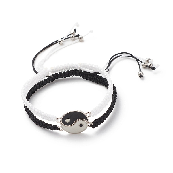 PandaHall Enamel Yin Yang Matching Couple Braided Bead Bracelets Set, Adjustable Bracelets for Women, Black and White, Inner Diameter...
PandaHall Enamel Yin Yang Matching Couple Braided Bead Bracelets Set, Adjustable Bracelets for Women, Black and White, Inner Diameter...