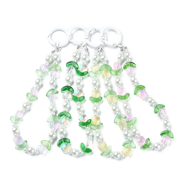 PandaHall Tulip Transparent Glass Beaded Pendant Keychain, with Alloy Spring Gate Rings and Glass Pearl Beads, Mixed Color, 16cm Glass..., Multicolor
PandaHall Tulip Transparent Glass Beaded Pendant Keychain, with Alloy Spring Gate Rings and Glass Pearl Beads, Mixed Color, 16cm Glass..., Multicolor