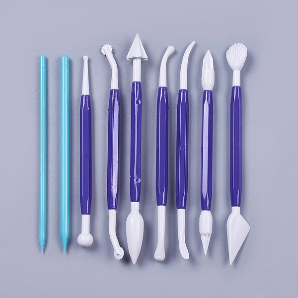 PandaHall Plastic Clay Tool Sets, Light Clay Craft Tools, DIY Embossing Tools, Mixed Color, 146~175x8mm, 7pcs/set, 150.5x4.5~6.5mm, 2pcs/set..., Multicolor
PandaHall Plastic Clay Tool Sets, Light Clay Craft Tools, DIY Embossing Tools, Mixed Color, 146~175x8mm, 7pcs/set, 150.5x4.5~6.5mm, 2pcs/set..., Multicolor
