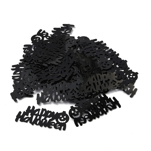 PandaHall Plastic Confetti, Halloween Decorations, for Halloween Decoration Party Favors, Word Halloween with Pumpkin, Black, 23x50.5x0.43mm...
PandaHall Plastic Confetti, Halloween Decorations, for Halloween Decoration Party Favors, Word Halloween with Pumpkin, Black, 23x50.5x0.43mm...