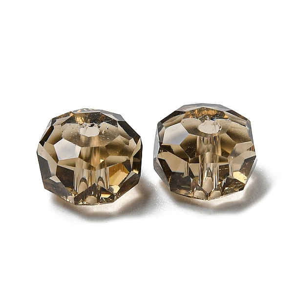 PandaHall Transparent Glass Beads, Faceted, Rondelle, Smoked Topaz, 6x4mm, Hole: 1.2mm Glass Rondelle Yellow
PandaHall Transparent Glass Beads, Faceted, Rondelle, Smoked Topaz, 6x4mm, Hole: 1.2mm Glass Rondelle Yellow