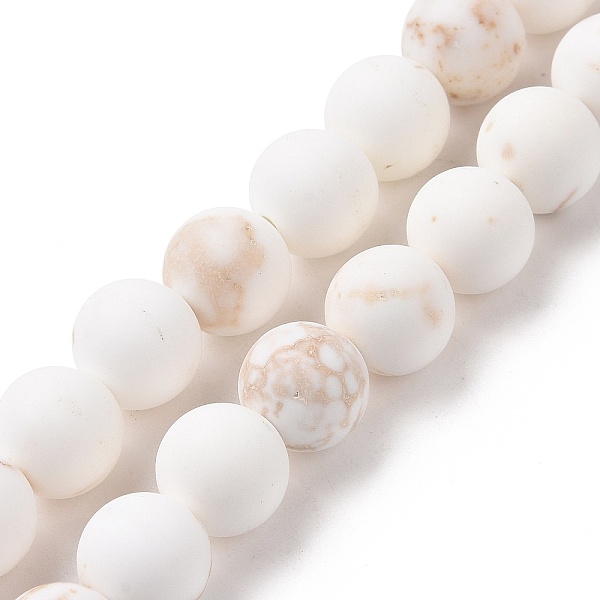 PandaHall Natural Magnesite Round Bead Strands, Frosted, 6mm, Hole: 1mm, about 65pcs/strand, 15.74 inch Magnesite Round
PandaHall Natural Magnesite Round Bead Strands, Frosted, 6mm, Hole: 1mm, about 65pcs/strand, 15.74 inch Magnesite Round
