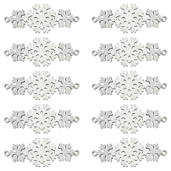 PandaHall Unicraftale 10Pcs 304 Stainless Steel Connector Charms, Laser Cut, Snowflake Links, Stainless Steel Color, 11x28.5x1.5mm, Hole...
PandaHall Unicraftale 10Pcs 304 Stainless Steel Connector Charms, Laser Cut, Snowflake Links, Stainless Steel Color, 11x28.5x1.5mm, Hole...
