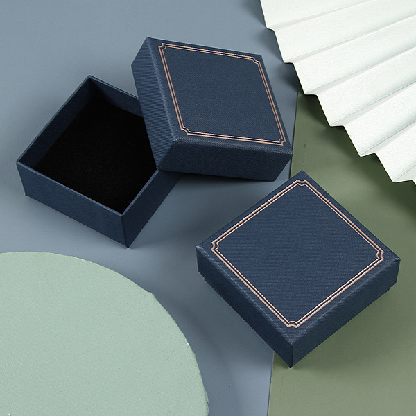 PandaHall Square Paper Earring Storage Gift Boxes, Marine Blue, 7.5x7.5x3.5cm Paper Square
PandaHall Square Paper Earring Storage Gift Boxes, Marine Blue, 7.5x7.5x3.5cm Paper Square