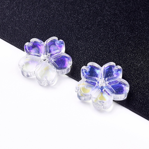 PandaHall Electroplate Glass Beads, Flower, Clear AB, 11x2.7mm, Hole: 1mm Glass Flower White
PandaHall Electroplate Glass Beads, Flower, Clear AB, 11x2.7mm, Hole: 1mm Glass Flower White