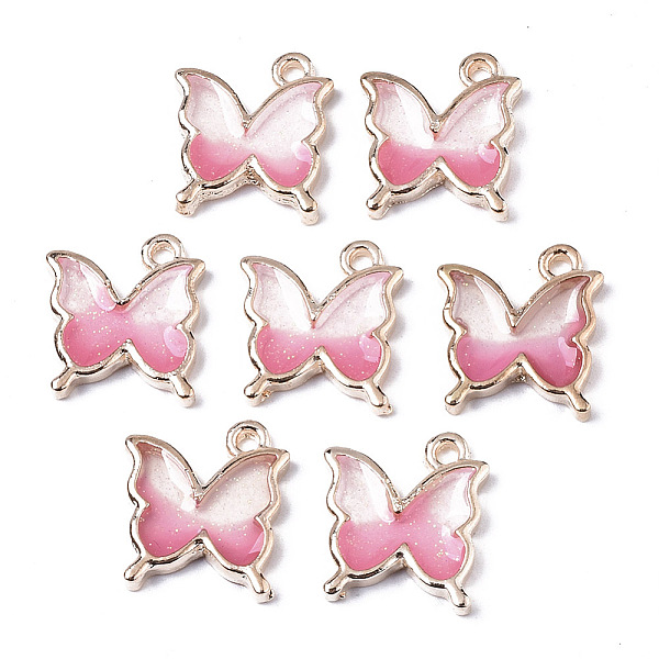 PandaHall Alloy Resin Pendants, with Glitter Powder, Butterfly, Lead Free, Golden, Pink, 16x13.5x2.5mm, Hole: 1.6mm Alloy+Resin Butterfly...
PandaHall Alloy Resin Pendants, with Glitter Powder, Butterfly, Lead Free, Golden, Pink, 16x13.5x2.5mm, Hole: 1.6mm Alloy+Resin Butterfly...