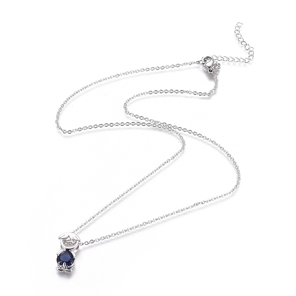 PandaHall Brass Micro Pave Cubic Zirconia Pendant Necklaces, with 304 Stainless Steel Cable Chains and Lobster Claw Clasps, Boy, Blue...
PandaHall Brass Micro Pave Cubic Zirconia Pendant Necklaces, with 304 Stainless Steel Cable Chains and Lobster Claw Clasps, Boy, Blue...