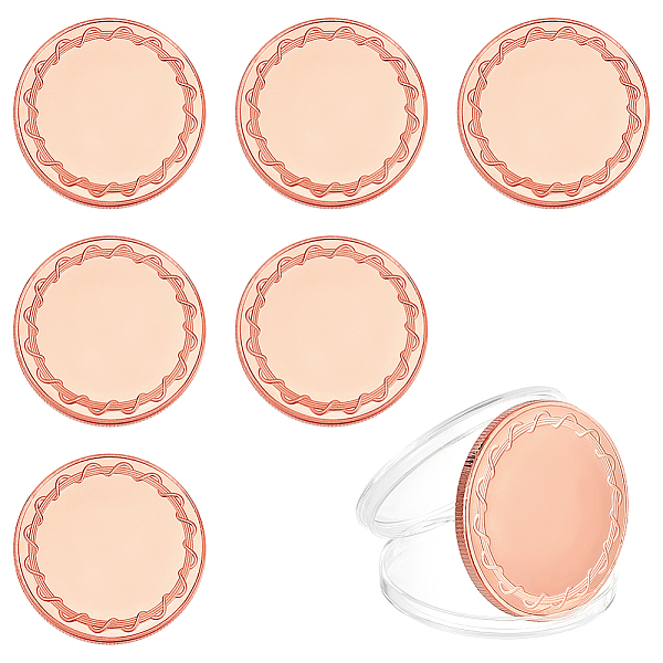 PandaHall BENECREAT 6Pcs Blank Alloy Commemorative Coins, Lucky Coins, with Protection Case, Flat Round, Rose Gold, 40x3mm Alloy Flat Round
PandaHall BENECREAT 6Pcs Blank Alloy Commemorative Coins, Lucky Coins, with Protection Case, Flat Round, Rose Gold, 40x3mm Alloy Flat Round