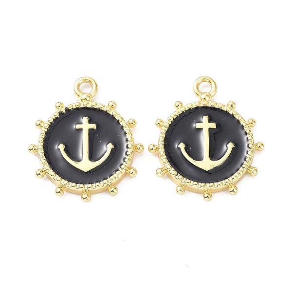 PandaHall Eco-Friendly Stainless Steel Enamel Pendants, Real 18K Gold Plated, Long-Lasting Plated, Flat Round with Anchor, Black...
PandaHall Eco-Friendly Stainless Steel Enamel Pendants, Real 18K Gold Plated, Long-Lasting Plated, Flat Round with Anchor, Black...