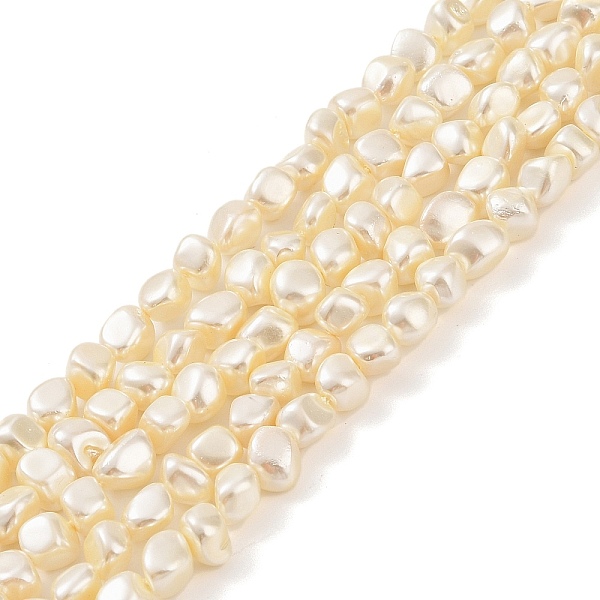 PandaHall Electroplated Shell Pearl Beads Strands, Nuggets, Moccasin, 5.5~7.5x7~8.5x5~6.5mm, Hole: 1mm, about 57pcs/strand, 16.34 inch..., Orange
PandaHall Electroplated Shell Pearl Beads Strands, Nuggets, Moccasin, 5.5~7.5x7~8.5x5~6.5mm, Hole: 1mm, about 57pcs/strand, 16.34 inch..., Orange