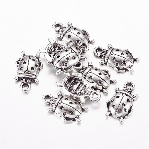 PandaHall Tibetan Style Alloy Pendants, Ladybug, Antique Silver, Lead Free & Cadmium Free, 17.5x11x4mm, Hole: 2mm Alloy Ladybug
PandaHall Tibetan Style Alloy Pendants, Ladybug, Antique Silver, Lead Free & Cadmium Free, 17.5x11x4mm, Hole: 2mm Alloy Ladybug