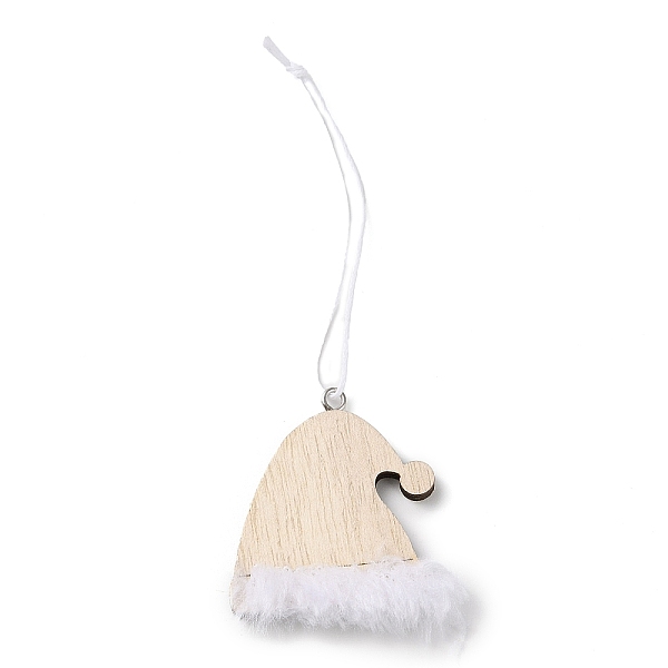 PandaHall Christmas Unfinished Wood Pendant Decorations, Wall Decorations, with Burlap Ropes & Iron Loops, Hat, 12.3cm Wood Hat
PandaHall Christmas Unfinished Wood Pendant Decorations, Wall Decorations, with Burlap Ropes & Iron Loops, Hat, 12.3cm Wood Hat