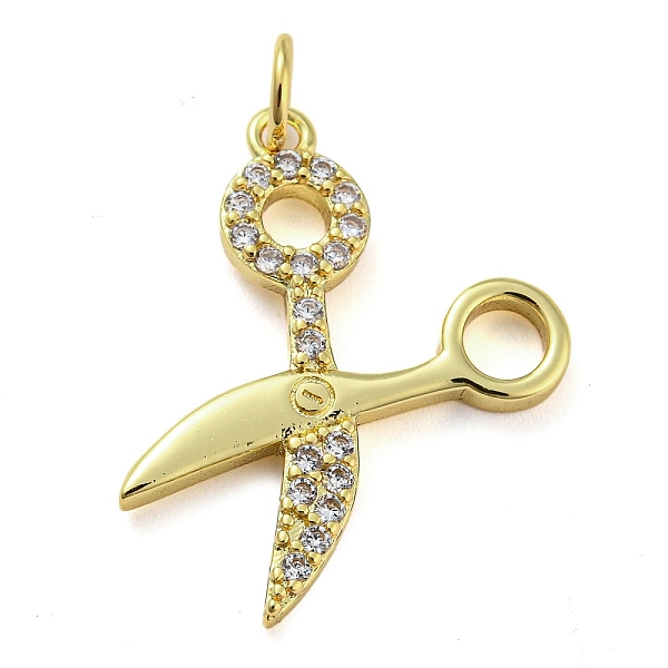 PandaHall Rack Plating Brass Micro Pave Clear Cubic Zirconia Pendants, Long-Lasting Plated, Cadmium Free & Lead Free, Scissors, Real 18K...
PandaHall Rack Plating Brass Micro Pave Clear Cubic Zirconia Pendants, Long-Lasting Plated, Cadmium Free & Lead Free, Scissors, Real 18K...