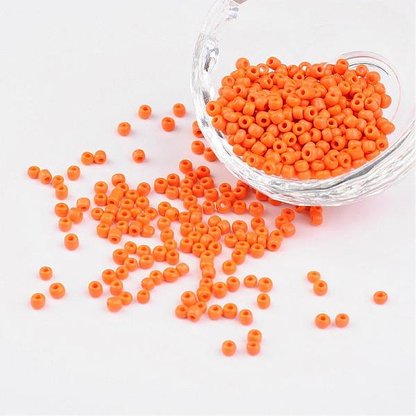 PandaHall 8/0 Opaque Colours Round Glass Seed Beads, Dark Orange, Size: about 3mm in diameter, hole:1mm, about 1101pcs/50g Glass Orange
PandaHall 8/0 Opaque Colours Round Glass Seed Beads, Dark Orange, Size: about 3mm in diameter, hole:1mm, about 1101pcs/50g Glass Orange
