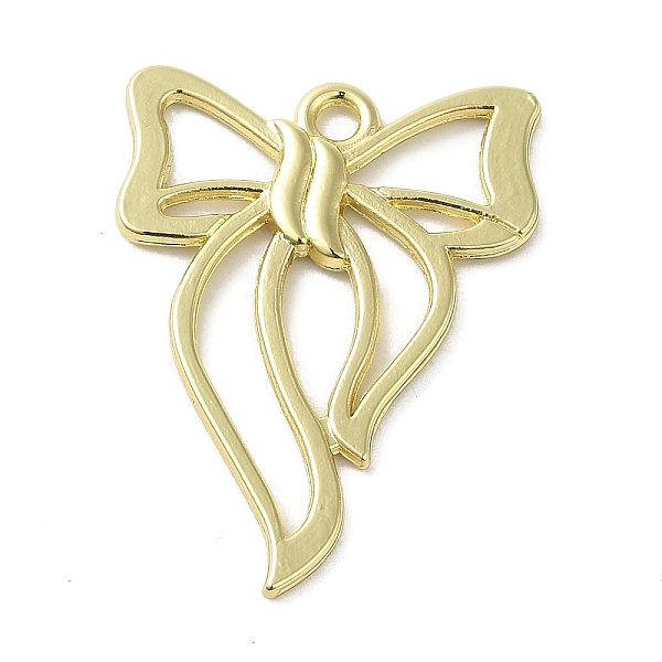 PandaHall Rack Plating Alloy Pendants, Cadmium Free & Nickel Free & Lead Free, Bowknot, Golden, 32x24x2mm, Hole: 2mm Alloy Bowknot
PandaHall Rack Plating Alloy Pendants, Cadmium Free & Nickel Free & Lead Free, Bowknot, Golden, 32x24x2mm, Hole: 2mm Alloy Bowknot