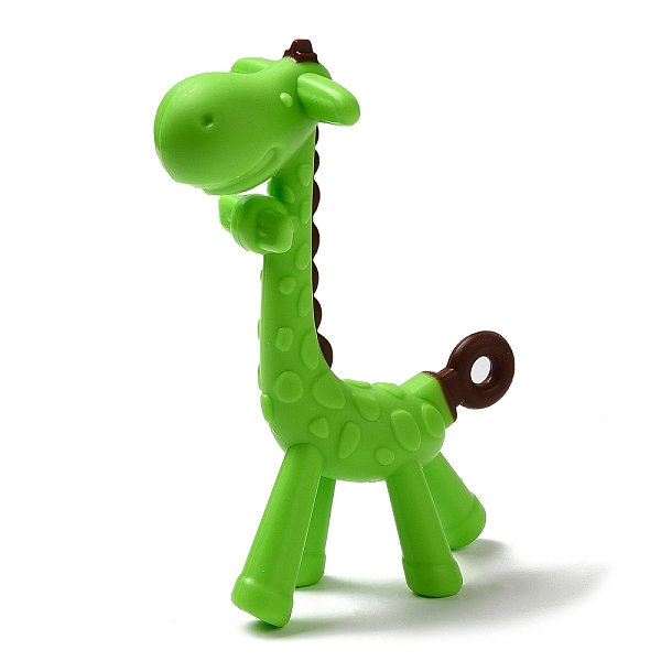 PandaHall Giraffe Food Grade Eco-Friendly Silicone Pendants, Chewing Beads For Teethers, DIY Nursing Necklaces Making, Lawn Green...
PandaHall Giraffe Food Grade Eco-Friendly Silicone Pendants, Chewing Beads For Teethers, DIY Nursing Necklaces Making, Lawn Green...