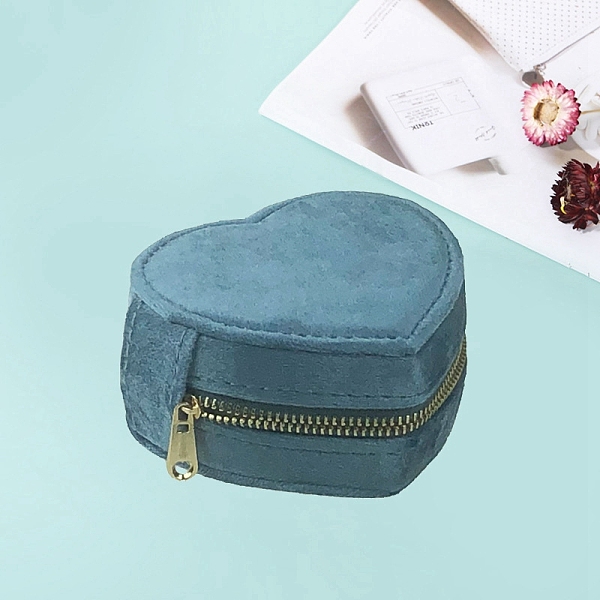 PandaHall Heart Velvet Jewelry Storage Zipper Boxes, Portable Travel Jewelry Organizer Case for Rings, Earrings, Necklaces, Bracelets...
PandaHall Heart Velvet Jewelry Storage Zipper Boxes, Portable Travel Jewelry Organizer Case for Rings, Earrings, Necklaces, Bracelets...