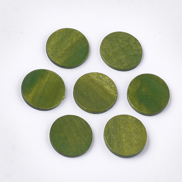 PandaHall Painted Wood Cabochons, Flat Round, Olive Drab, 20x2mm Wood Flat Round Green
PandaHall Painted Wood Cabochons, Flat Round, Olive Drab, 20x2mm Wood Flat Round Green