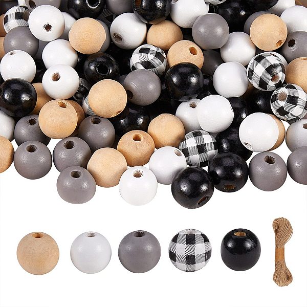 PandaHall 200Pcs Wooden Beads, Bundle Jute Cord, for DIY Stretch Bracelet Finding Kits, Gray, Beads: 200pcs Wood Round Gray
PandaHall 200Pcs Wooden Beads, Bundle Jute Cord, for DIY Stretch Bracelet Finding Kits, Gray, Beads: 200pcs Wood Round Gray