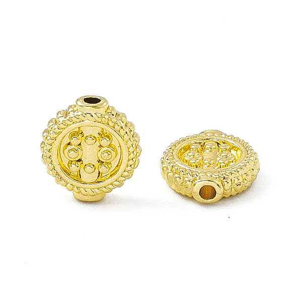 PandaHall Rack Plating Alloy Beads, Flat Round with Flower, Light Gold, 11x10x3mm, Hole: 1.4mm Alloy Flat Round
PandaHall Rack Plating Alloy Beads, Flat Round with Flower, Light Gold, 11x10x3mm, Hole: 1.4mm Alloy Flat Round