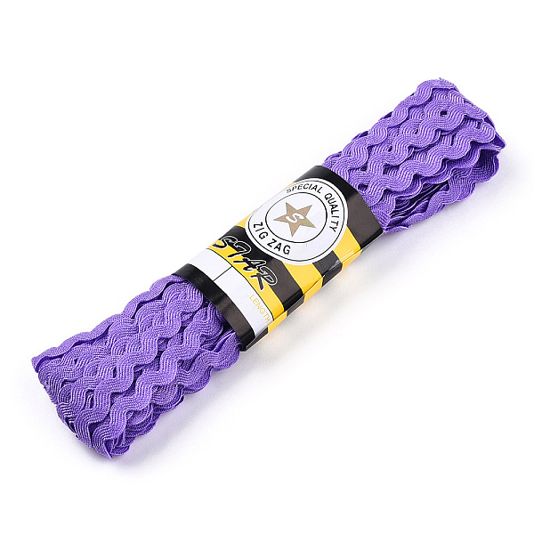 PandaHall Polypropylene Fiber Ribbons, Wave Shape, Medium Slate Blue, 7~8mm, 15yard/bundle, 6bundles/bag Polypropylene None Purple
PandaHall Polypropylene Fiber Ribbons, Wave Shape, Medium Slate Blue, 7~8mm, 15yard/bundle, 6bundles/bag Polypropylene None Purple