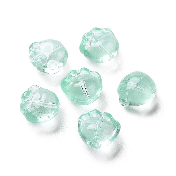 PandaHall Transparent Spray Painted Glass Beads, Cat Paw Print, Medium Aquamarine, 11x12x8.5mm, Hole: 1.2mm Glass Cat Shape
PandaHall Transparent Spray Painted Glass Beads, Cat Paw Print, Medium Aquamarine, 11x12x8.5mm, Hole: 1.2mm Glass Cat Shape