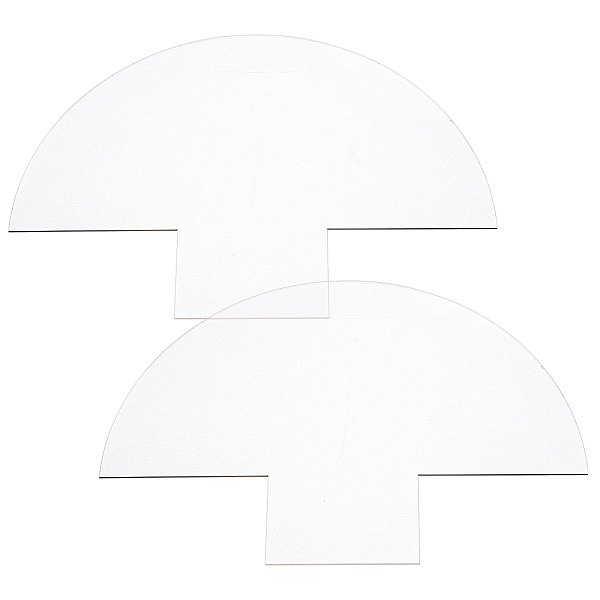 PandaHall Acrylic Bag Template, Mushroom-shaped, Clear, 28.5x20x0.28cm Acrylic Clear
PandaHall Acrylic Bag Template, Mushroom-shaped, Clear, 28.5x20x0.28cm Acrylic Clear