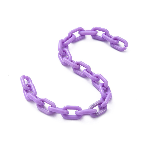 PandaHall Handmade Opaque Acrylic Cable Chains, Lilac, 15x9x3mm, 39.37 inch(1m)/strand Acrylic Purple
PandaHall Handmade Opaque Acrylic Cable Chains, Lilac, 15x9x3mm, 39.37 inch(1m)/strand Acrylic Purple