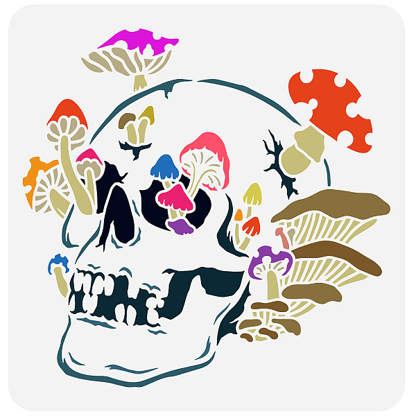 PandaHall PET Hollow Out Drawing Painting Stencils, for DIY Scrapbook, Photo Album, Skull Pattern, 30x30cm Plastic Skull
PandaHall PET Hollow Out Drawing Painting Stencils, for DIY Scrapbook, Photo Album, Skull Pattern, 30x30cm Plastic Skull