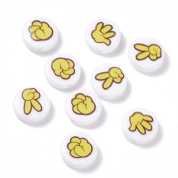 PandaHall Opaque Printed Acrylic Beads, Flat Round, Black, 11x4mm, Hole: 1.5mm Acrylic Flat Round Black
PandaHall Opaque Printed Acrylic Beads, Flat Round, Black, 11x4mm, Hole: 1.5mm Acrylic Flat Round Black
