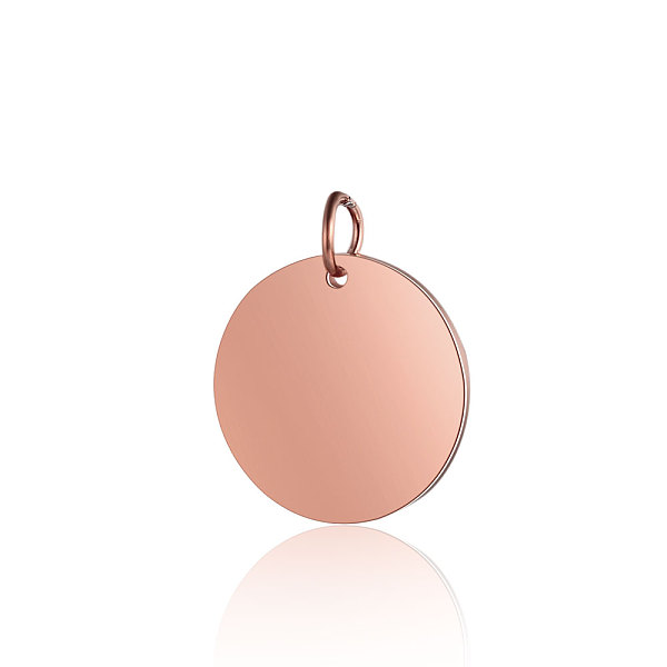 PandaHall 201 Stainless Steel Pendants, Manual Polishing, Flat Round, Stamping Blank Tag, Rose Gold, 12x1mm, Hole: 3.5mm 201 Stainless Steel...
PandaHall 201 Stainless Steel Pendants, Manual Polishing, Flat Round, Stamping Blank Tag, Rose Gold, 12x1mm, Hole: 3.5mm 201 Stainless Steel...