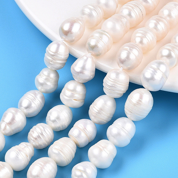 PandaHall Natural Cultured Freshwater Pearl Beads Strands, Baroque Keshi Pearl Rice Beads, Seashell Color, 8~13.5x10.5~11mm, Hole: 0.7~0.8mm...
PandaHall Natural Cultured Freshwater Pearl Beads Strands, Baroque Keshi Pearl Rice Beads, Seashell Color, 8~13.5x10.5~11mm, Hole: 0.7~0.8mm...