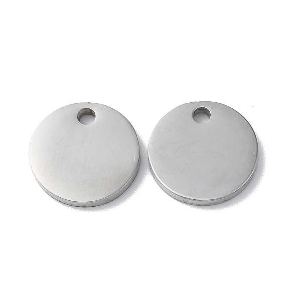 PandaHall 304 Stainless Steel Charms, Stamping Blank Tag, Flat Round Charm, Stainless Steel Color, 10x1.3mm, Hole: 1.5mm 304 Stainless Steel...
PandaHall 304 Stainless Steel Charms, Stamping Blank Tag, Flat Round Charm, Stainless Steel Color, 10x1.3mm, Hole: 1.5mm 304 Stainless Steel...