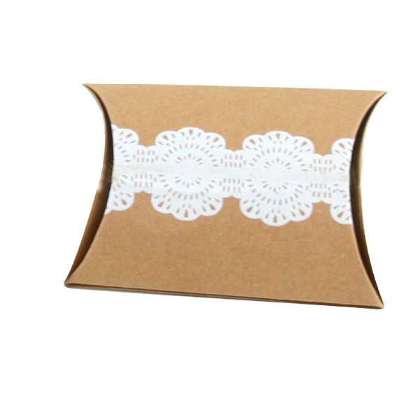 PandaHall kraft Paper Pillow Candy Boxes, Gift Boxes, for Wedding Favors Baby Shower Birthday Party Supplies, Peru, 9x6.5x2.5cm, Unfold..., Brown
PandaHall kraft Paper Pillow Candy Boxes, Gift Boxes, for Wedding Favors Baby Shower Birthday Party Supplies, Peru, 9x6.5x2.5cm, Unfold..., Brown