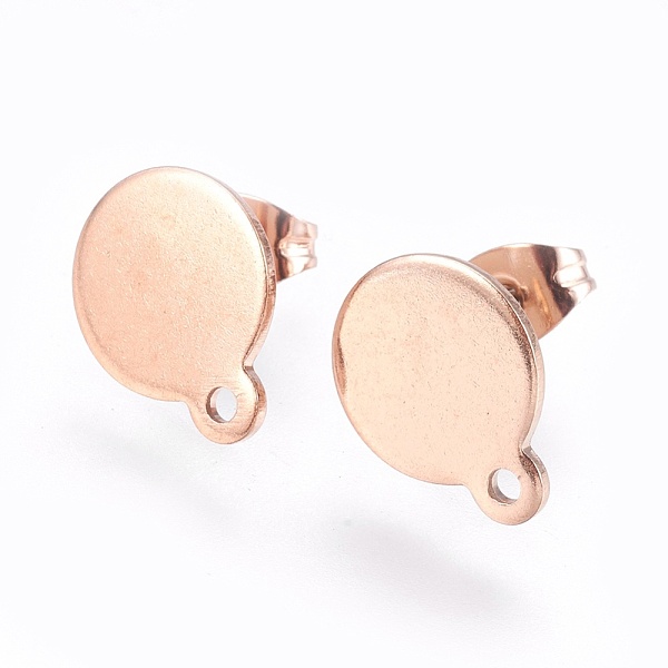 PandaHall Ion Plating(IP) 304 Stainless Steel Stud Earring Findings, with Flat Plate, Flat Round, Rose Gold, 12mm, 12.5x10x1mm, pin: 0.8mm...
PandaHall Ion Plating(IP) 304 Stainless Steel Stud Earring Findings, with Flat Plate, Flat Round, Rose Gold, 12mm, 12.5x10x1mm, pin: 0.8mm...