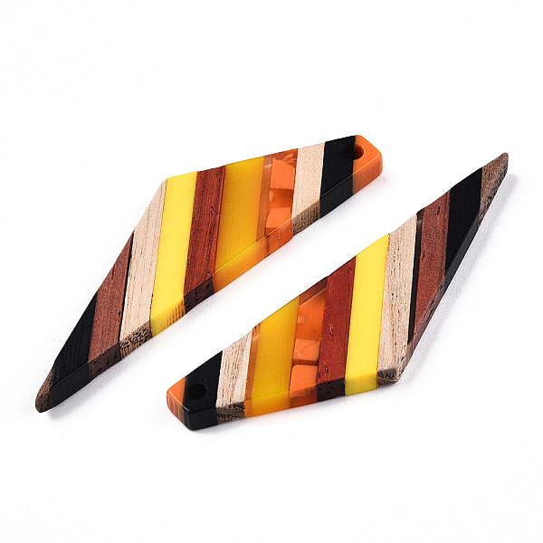 PandaHall Transparent Resin & Walnut Wood Big Pendants, Quadrilateral Wing Charm, Coral, 51.5x14.5x3.5mm, Hole: 2mm Resin+Wood Wing Red
PandaHall Transparent Resin & Walnut Wood Big Pendants, Quadrilateral Wing Charm, Coral, 51.5x14.5x3.5mm, Hole: 2mm Resin+Wood Wing Red