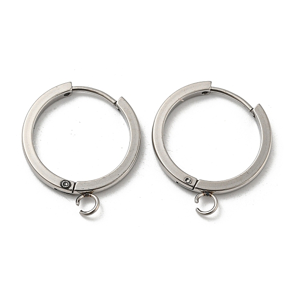 PandaHall 201 Stainless Steel Huggie Hoop Earrings Findings, with Vertical Loop, with 316 Surgical Stainless Steel Earring Pins, Ring...
PandaHall 201 Stainless Steel Huggie Hoop Earrings Findings, with Vertical Loop, with 316 Surgical Stainless Steel Earring Pins, Ring...