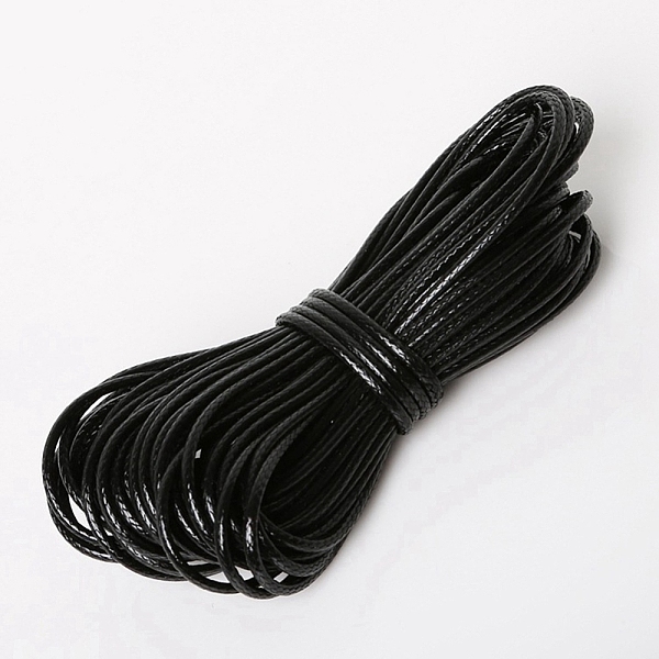 PandaHall Waxed Polyester Cord, Round, Black, 1mm, 15m/bundle Waxed Polyester Cord Round Black
PandaHall Waxed Polyester Cord, Round, Black, 1mm, 15m/bundle Waxed Polyester Cord Round Black