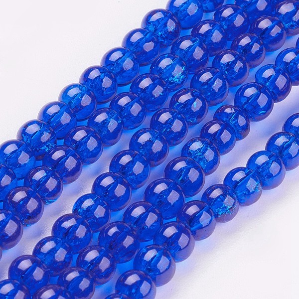 PandaHall Spray Painted Crackle Glass Beads Strands, Round, Blue, 4mm, Hole: 1.1~1.3mm, about 200pcs/strand, 31.4 inch Glass Round Blue
PandaHall Spray Painted Crackle Glass Beads Strands, Round, Blue, 4mm, Hole: 1.1~1.3mm, about 200pcs/strand, 31.4 inch Glass Round Blue