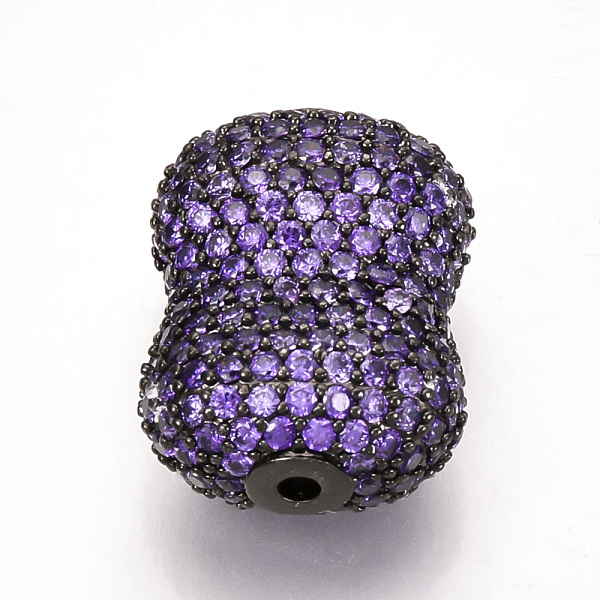 PandaHall Brass Micro Pave Cubic Zirconia Beads, Medium Orchid, Gunmetal, 20x15x9mm, Hole: 1.5mm Brass+Cubic Zirconia Others Purple
PandaHall Brass Micro Pave Cubic Zirconia Beads, Medium Orchid, Gunmetal, 20x15x9mm, Hole: 1.5mm Brass+Cubic Zirconia Others Purple
